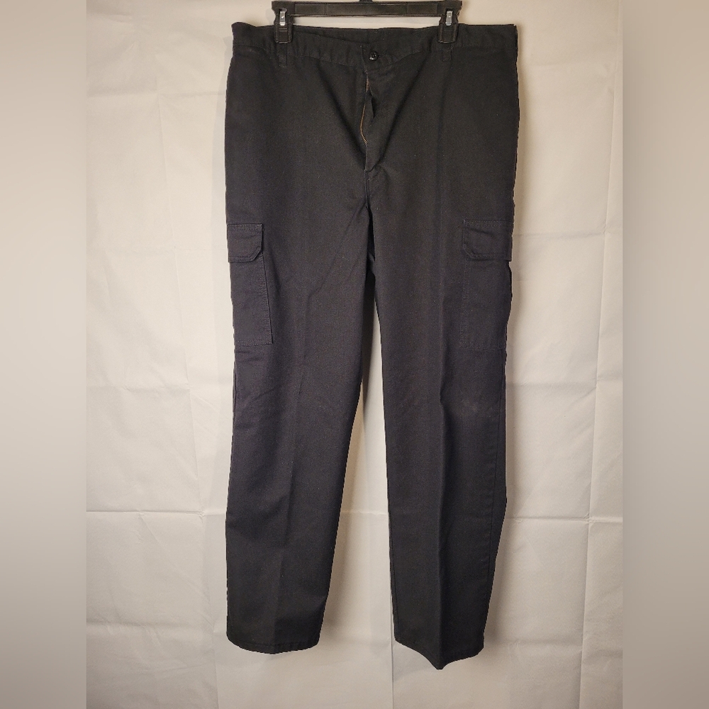 Dickies 7113038BK Flex Regular Straight Fit Double Knee Cargo Work Pants 38x32